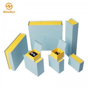 Синяя, желтая подарочная коробка - шкатулка для драгоценностей, свадебные подарочные коробки для особых случаев